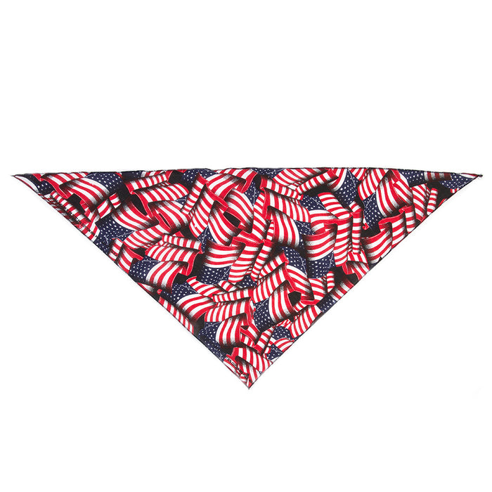 'American Flag Dog Bandana'