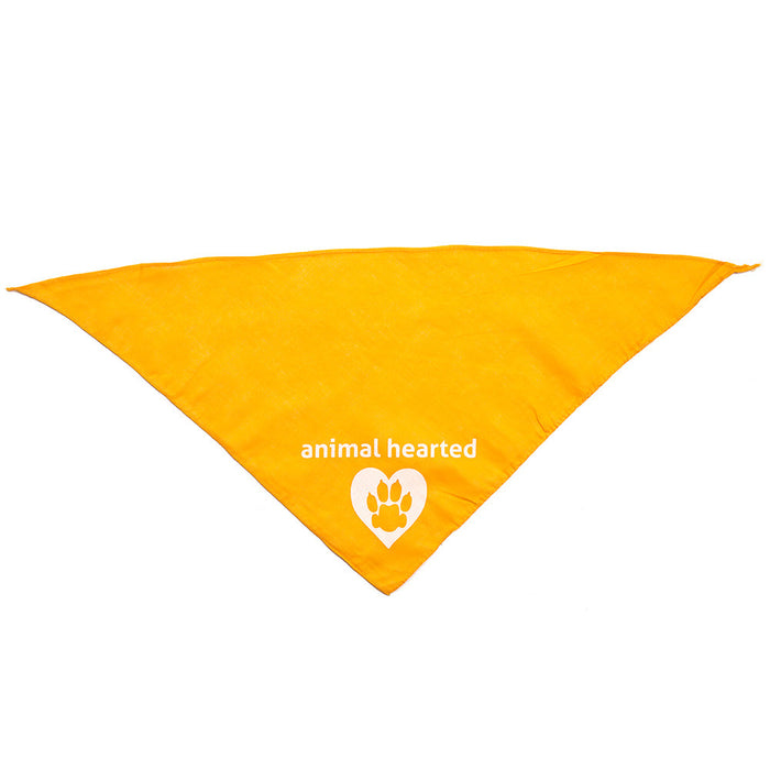 Animal Hearted Logo Bandana Yellow