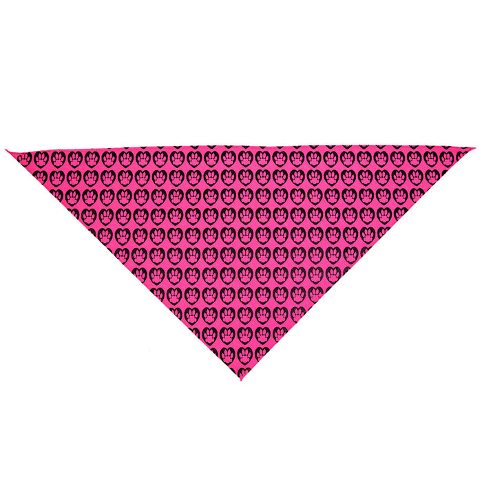 Animal Hearted Bandana  Pink