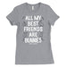 All My Best Friends Are Bunnies Women's T Shirt