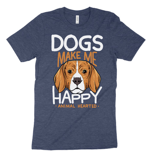 Dogs Make Me Happy Tee Shirt