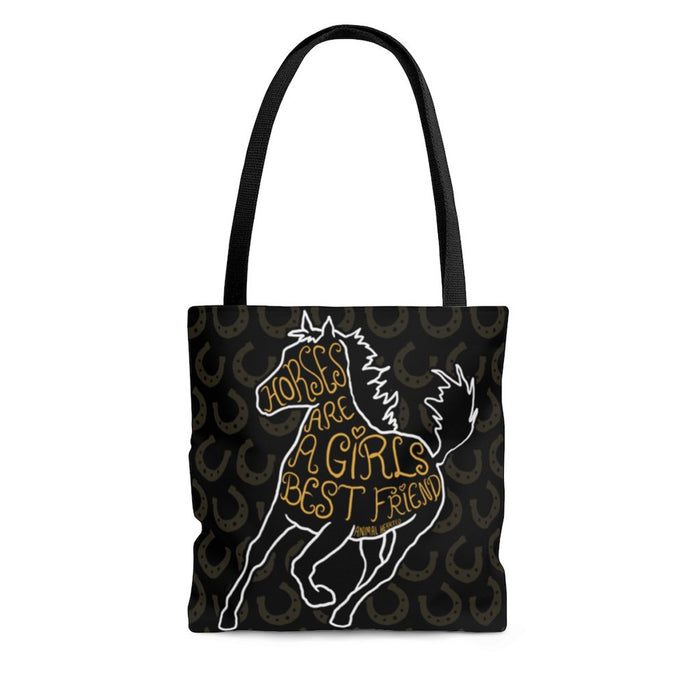 Horses Are A Girl's Best Friend Hand Bag