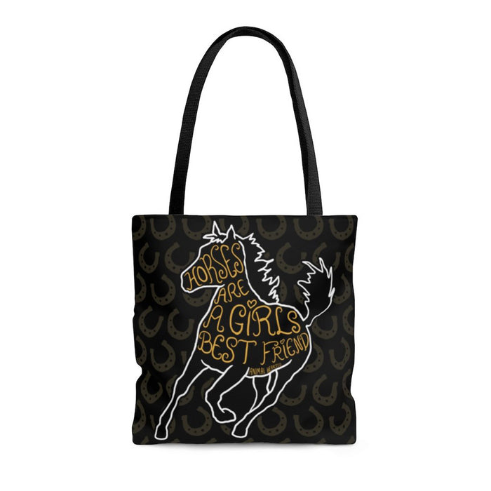 Horses Are A Girl's Best Friend Hand Bags