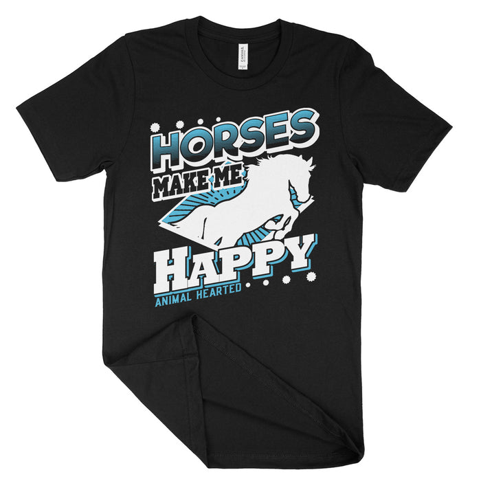 Horses Make Me Happy Shirt