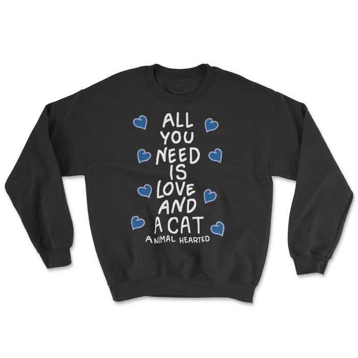 Love And A Cat Sweatshirt