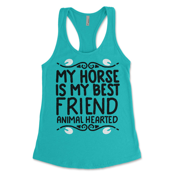 My Horse Is My Best Friend Womens Tank Tops