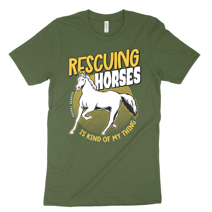 Rescuing Horses Is My Thing Tee Shirt