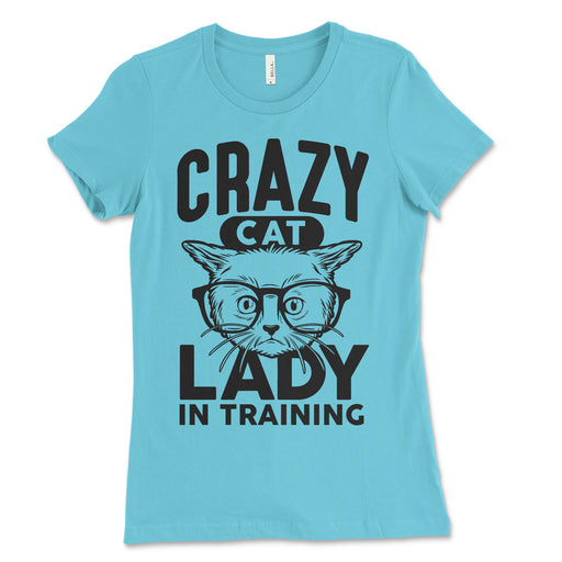 Womens Crazy Cat Lady In Training Shirt