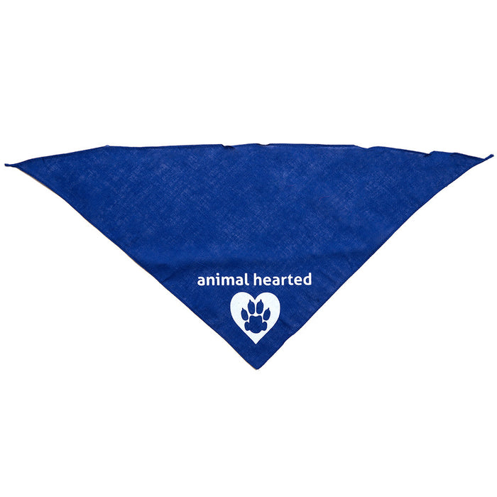 Animal Hearted Logo Bandana Blue