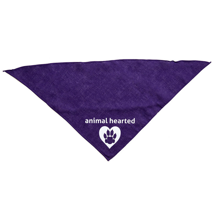 Animal Hearted Logo Bandana Purple