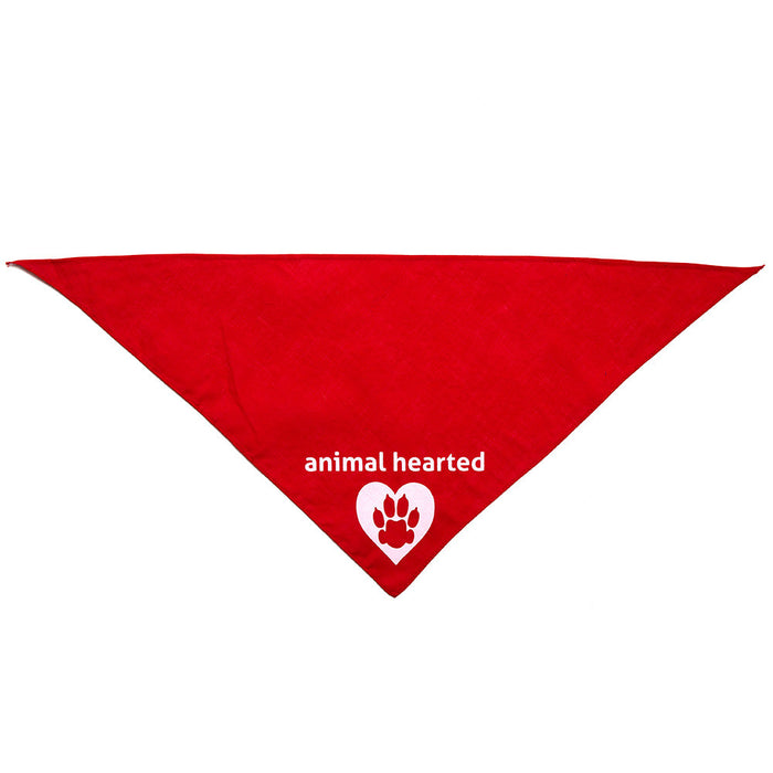Animal Hearted Logo Bandana Red