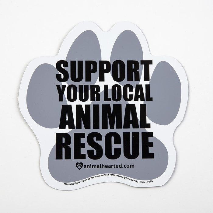 'Support Your Local Animal Rescue' Auto Magnet
