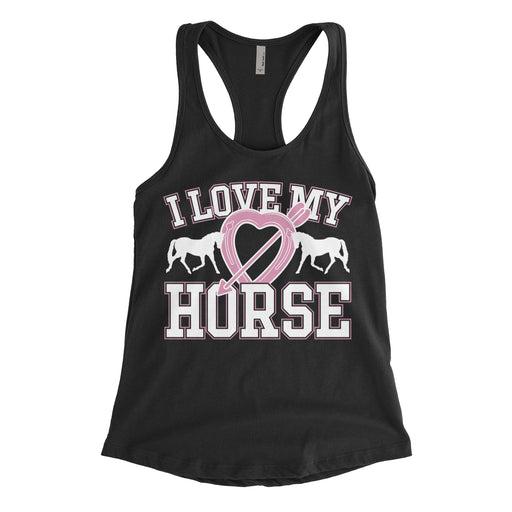 I Love My Horse Tank Top Shirt