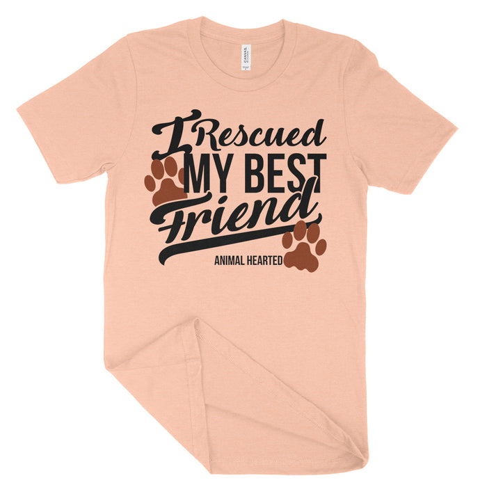 I rescued my best friend shirt animal rescue tee