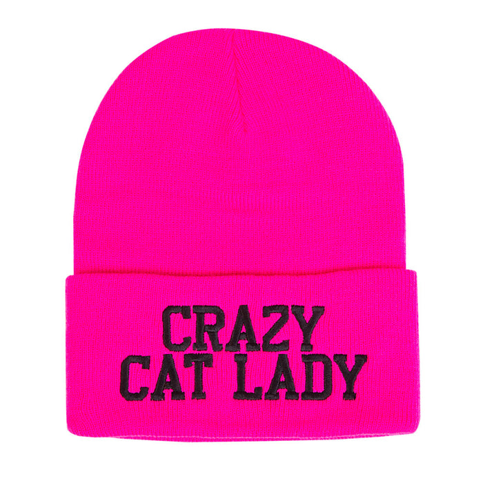 Crazy Cat Lady Beanie Cap Hat
