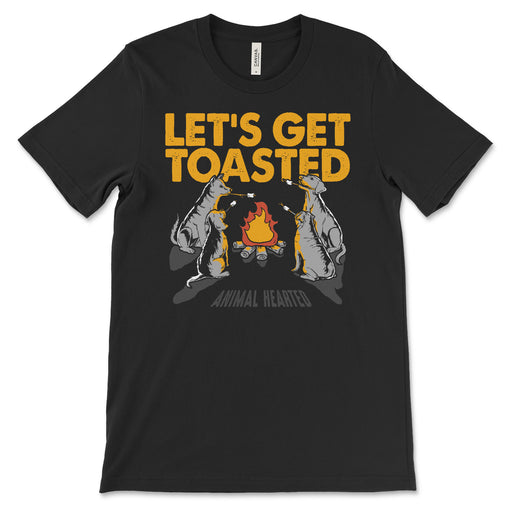 Let's Get Toasted Shirt With Dogs