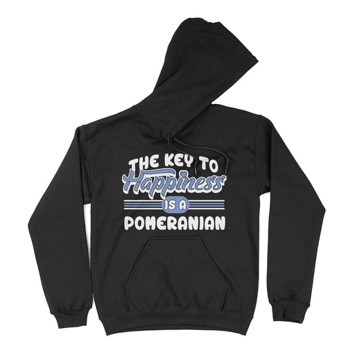 The Key To Happiness Is a Pomeranian Hoodie Sweatshirt