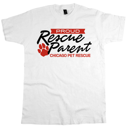 Support Chicago Pet Rescue Unisex Tee White