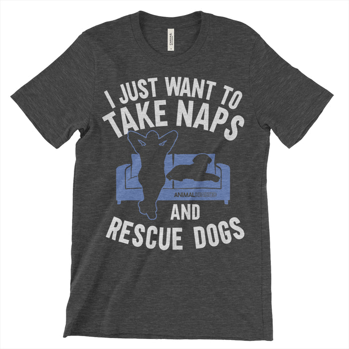 Take Naps Rescue Dogs Shirt