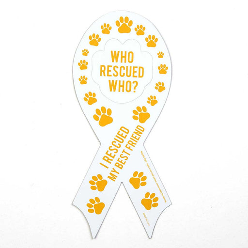 Who Rescued Who/I Rescued My Best Friend' Auto Magnet Set