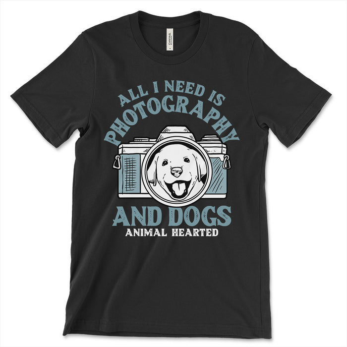 All I Need Is Photography And Dogs T Shirt