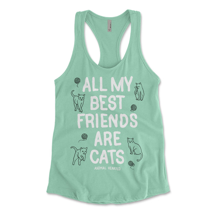 All My Best Friends Are Cats Women's Tank Top