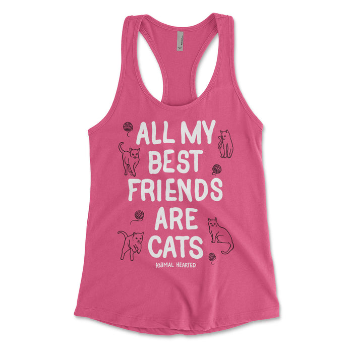 All My Best Friends Are Cats Women's Tank