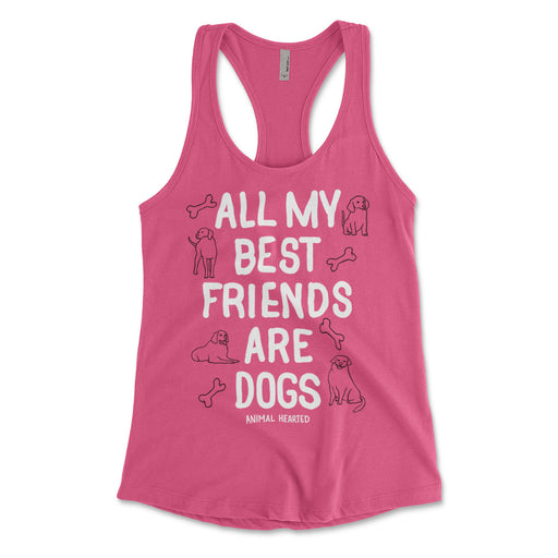 All My Best Friends Are Dogs Women's Tank Tops