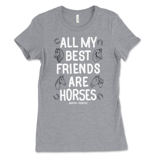 All My Best Friends Are Horses Women's T Shirt 