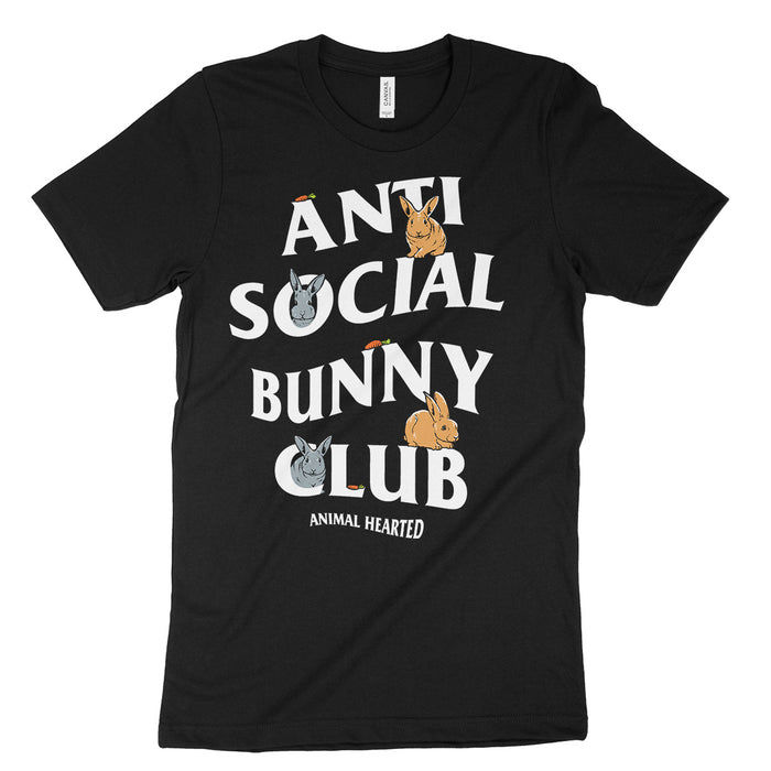 Anti Social Bunny Club T Shirt