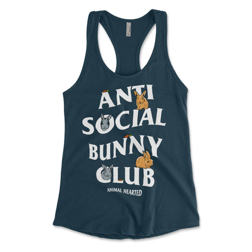 Anti Social Bunny Club Women's Tank Top