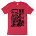 Direct Action Uomo T-Shirt In Cotone Nera Con Stampa 'Bad To The Bone', Leggera E Traspirante