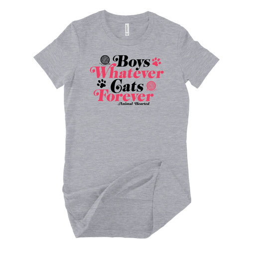 Boys Whatever Cats Forever T Shirt