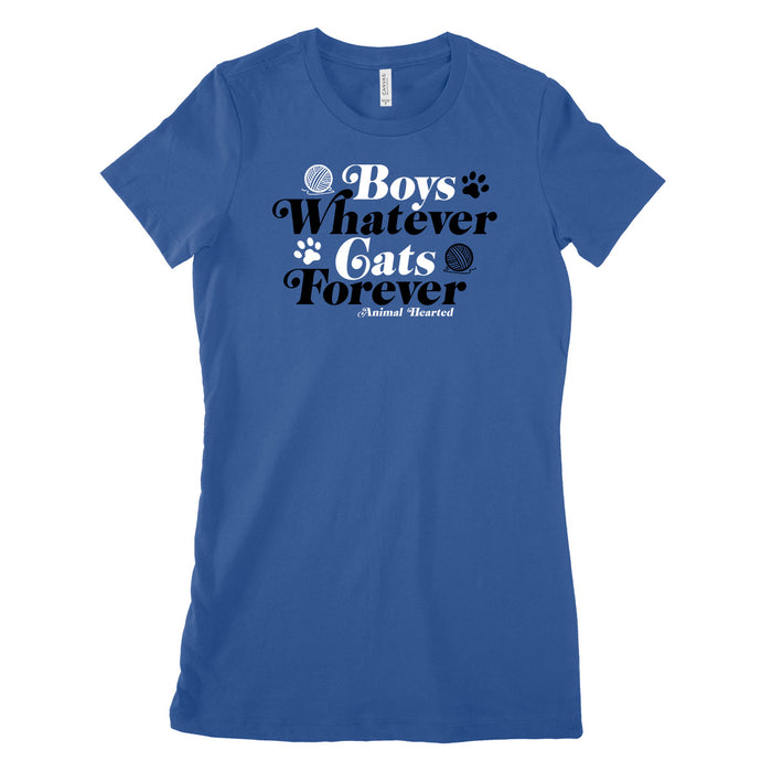 Boys Whatever Cats Forever Tee Shirts