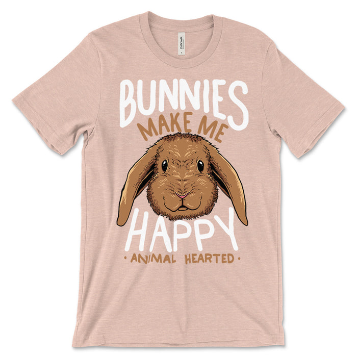 Bunnies Make Me Happy T-Shirt