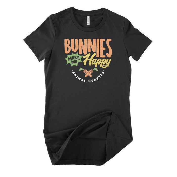 Bunnies Make Me Happy Women's Shirt