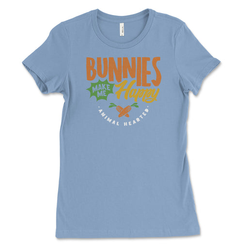 Bunnies Make Me Happy Women's T Shirt