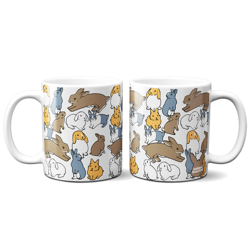 Bunny Pattern Coffee Mugs
