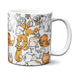 Cat Pattern Coffee Mug