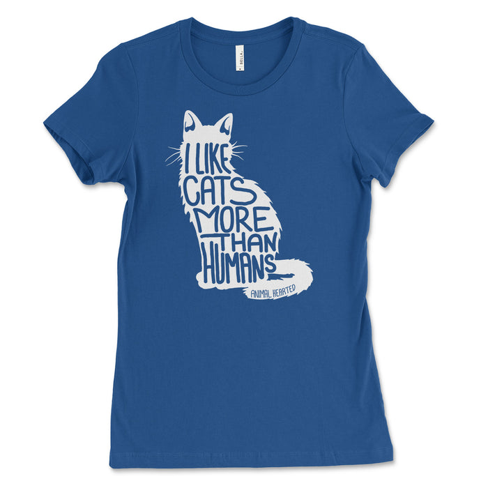 Cats More Than Humans Women's T Shirt