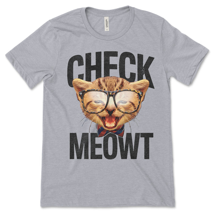 Check Meowt Tee Shirt