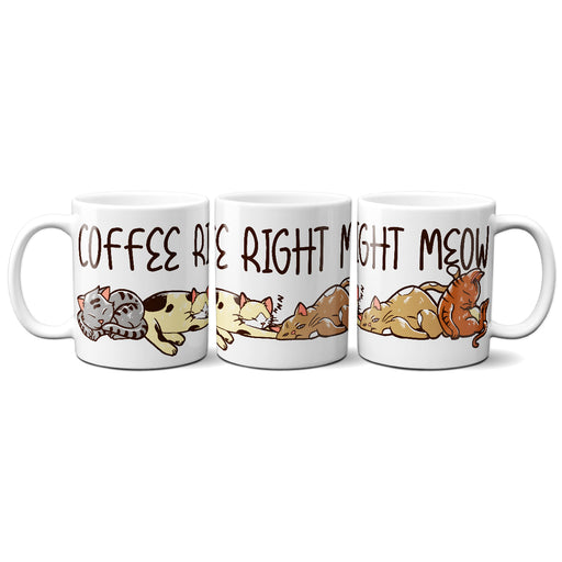 Coffee Right Meow Mugs