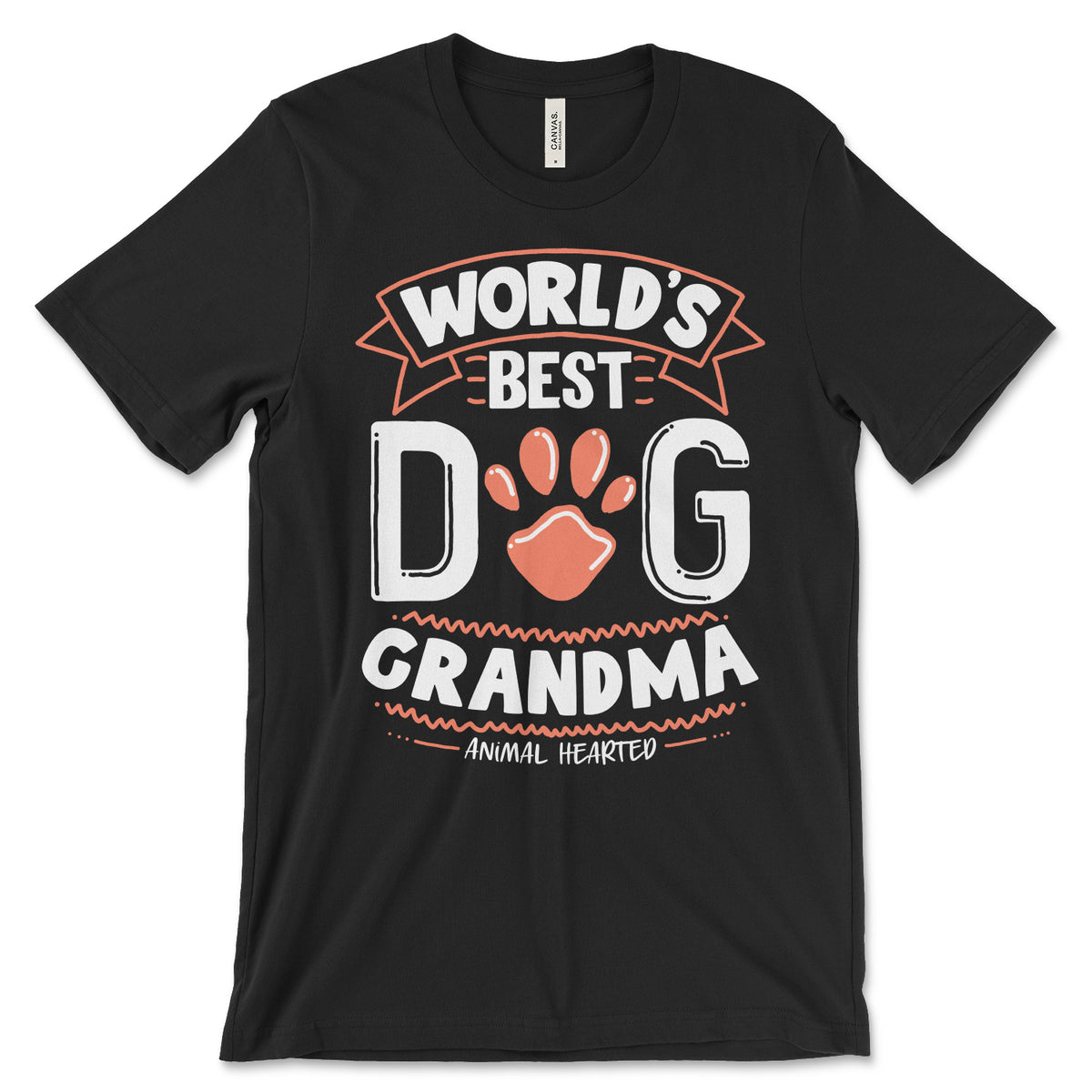 World's Best Dog Grandma Shirt Animal Hearted Apparel