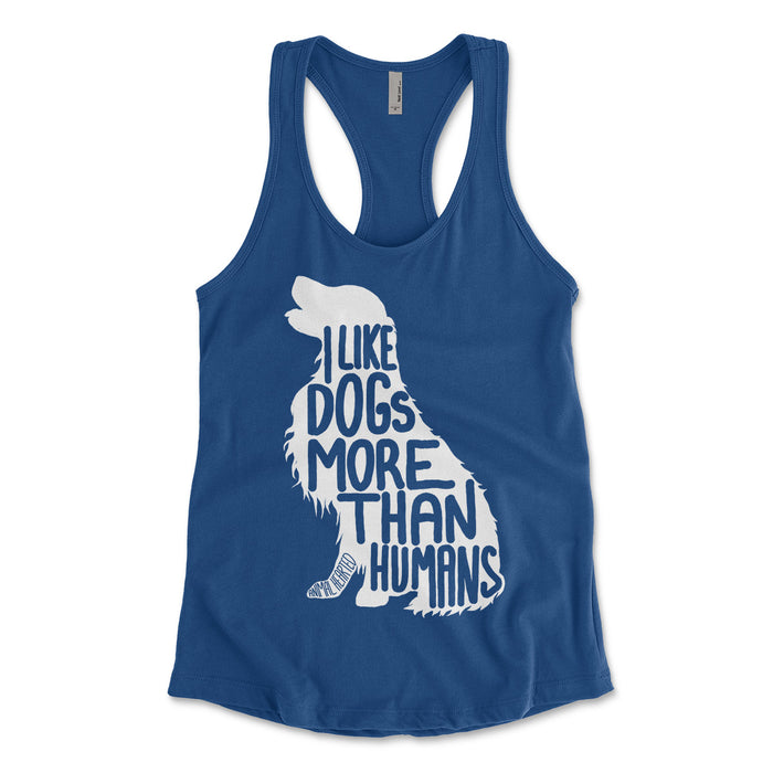 Dogs More Than Humans Women's Tank