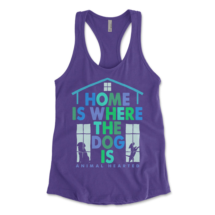 Home Is Where The Dog Is Women's Tanks