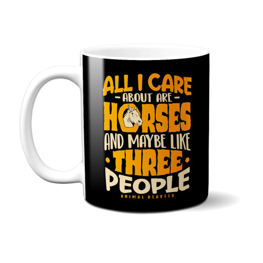 Horses And 3 People Mug