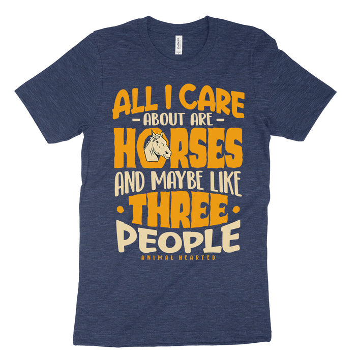 Horses And 3 People Tee Shirt