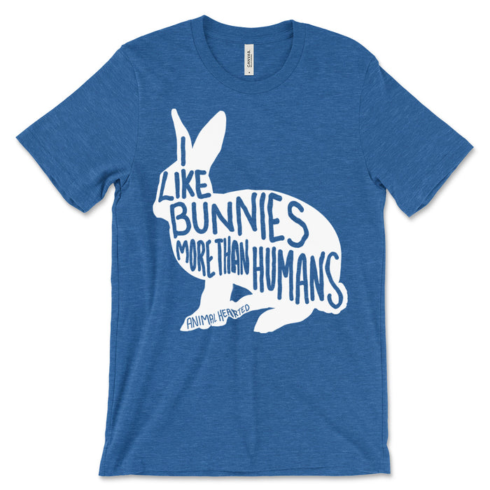 I Like Bunnies More Than Humans T Shirt