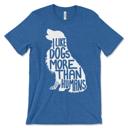 I Like Dogs More Than Humans T Shirt