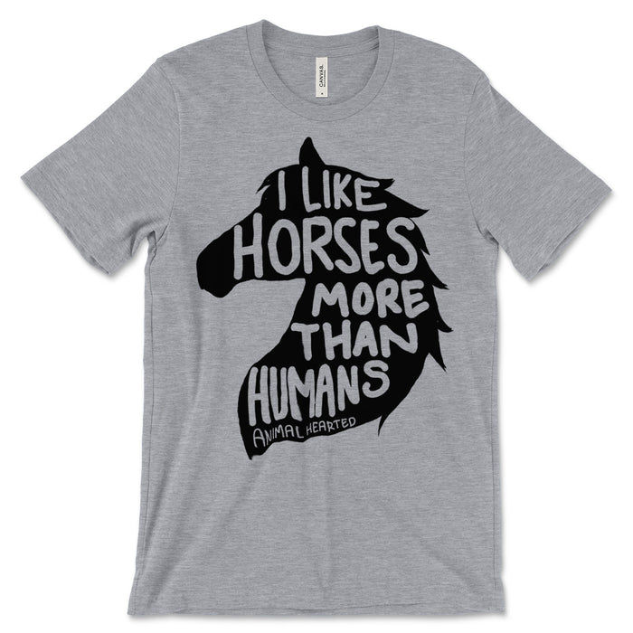 I Like Horses More Than Humans T Shirt